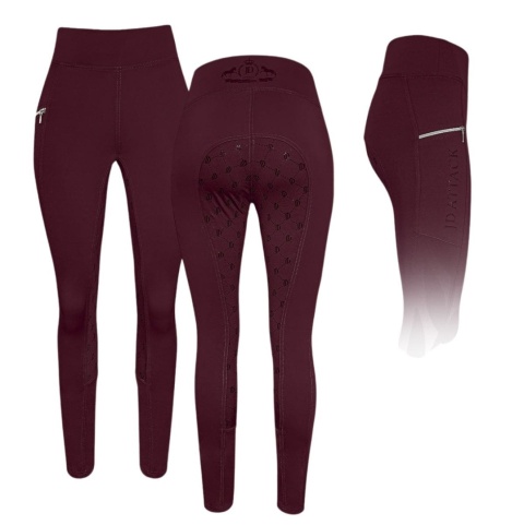 JD ATTACK Legginsy jeździeckie CECILE BORDOWY S JD ATTACK Legginsy jeździeckie CECILE BORDOWY S