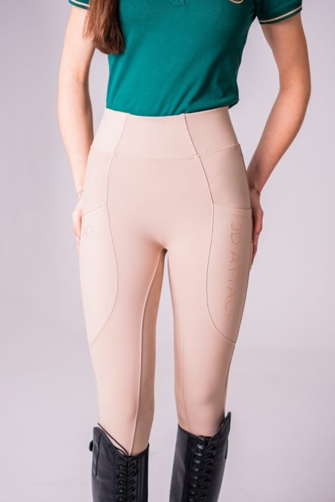 JD ATTACK Legginsy jeździeckie STELLA BEŻOWY L JD ATTACK Legginsy jeździeckie STELLA BEŻOWY L