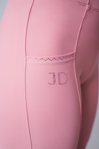JD ATTACK Legginsy jeździeckie STELLA RÓŻOWY L