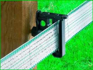 KERBL Izolator do taśmy i plecionki ogrodzeniowej MAXI TAPE 25 szt